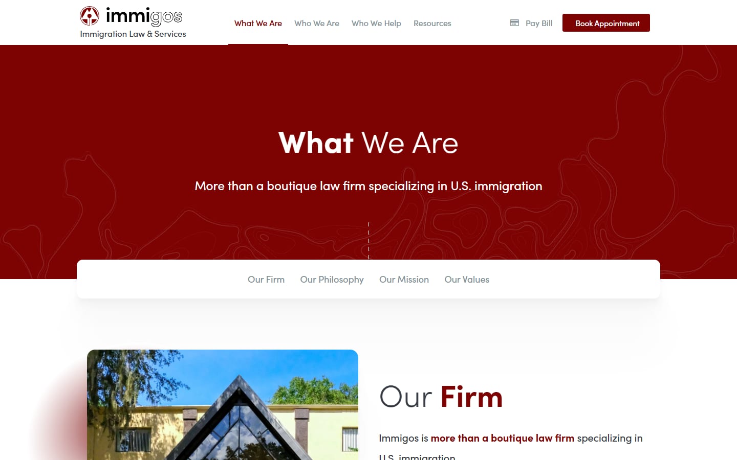 Immigos what we are page