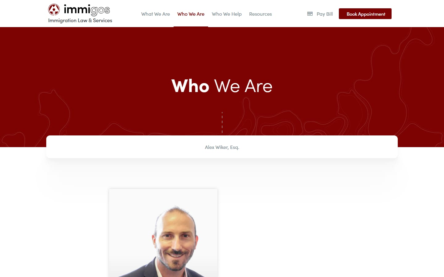 Immigos who we are page