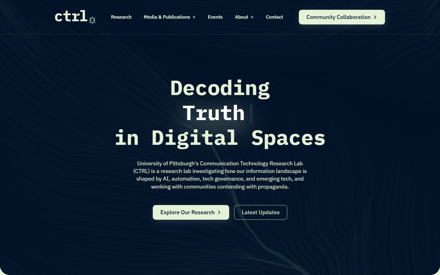 Pitt CTRL Research Lab project