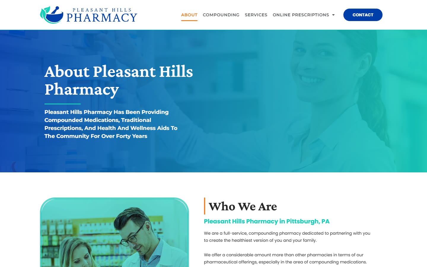 Pleasant Hills Pharmacy about page
